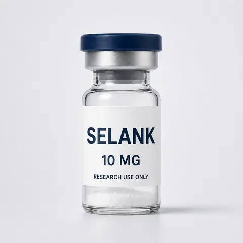 Selank research vial