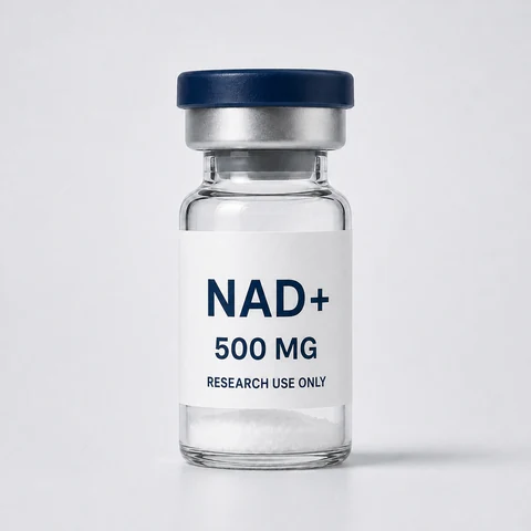 NAD+ 500 mg research vial